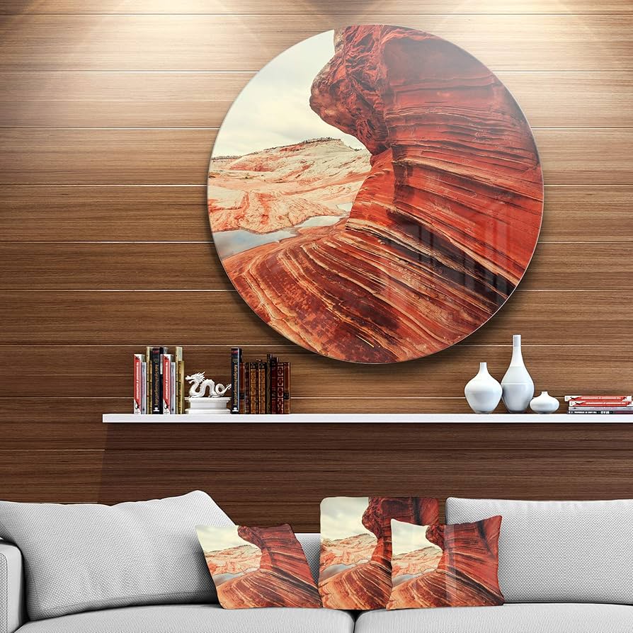 Amazon.com: Designart MT12273-C11 Vermillion Cliffs Lake View Amazon.com: Designart MT12273-C11 Vermillion Cliffs Lake View